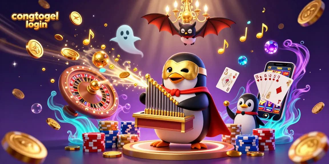 Experience thrilling wins with congtogel login featuring animated casino elements and characters.