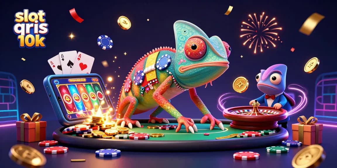 Engage with thrilling slot qris 10k action featuring dynamic characters and vibrant casino elements.