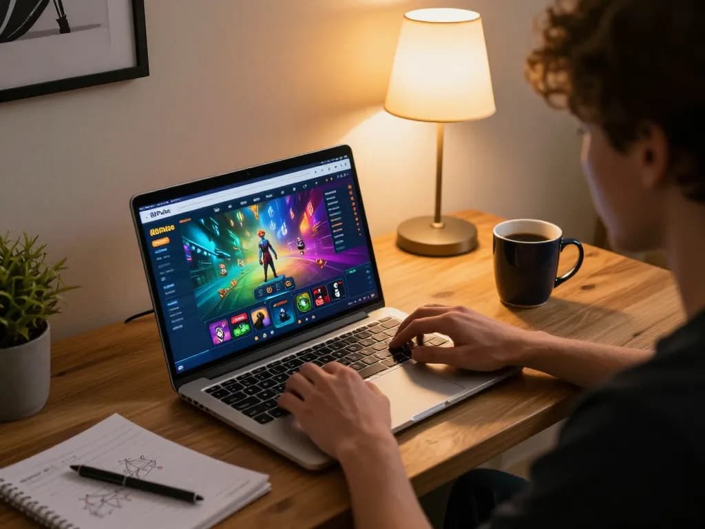 Momen permainan yang menarik di platform kasino online 88Pulsa, menunjukkan pengguna yang terlibat dalam permainan.