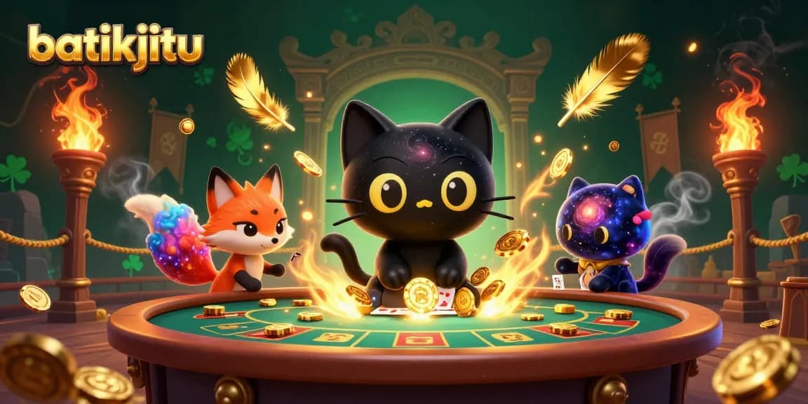Batikjitu menarik perhatian dengan permainan seru di kasino online, menampilkan kucing lingkar hitam yang memikat.