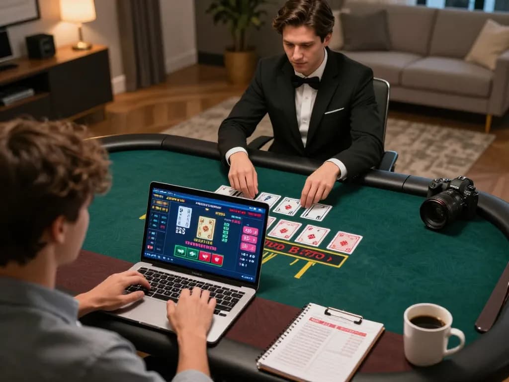 Play exciting blackjack at casinoatlas with live dealer action in a cozy online gaming environment.