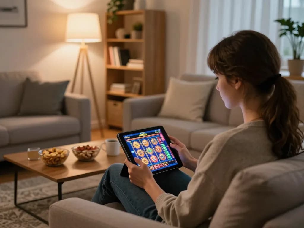 Playing engaging slot games on online casinos not on Gamstop from a cozy home setup
