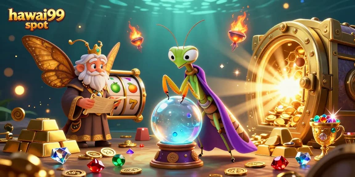 Engage in thrilling gameplay with hawai99 slot featuring vibrant characters and dynamic casino elements.