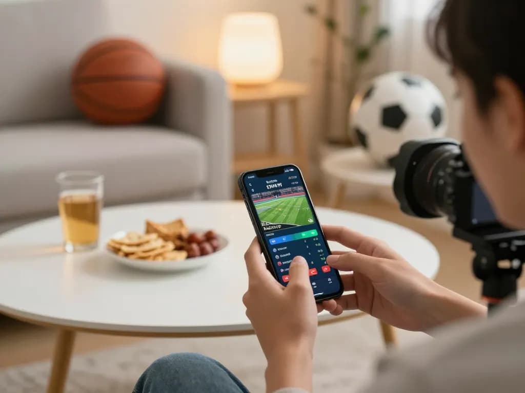 Engaging sports betting experience on mobile app while using SC88 for live odds tracking.
