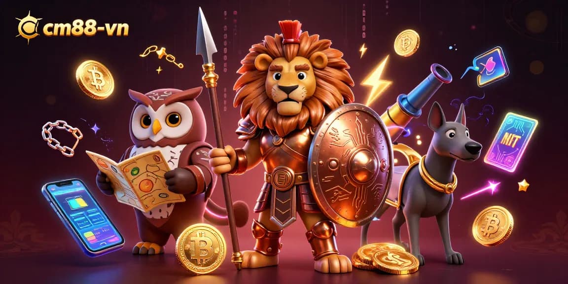Experience winning strategies at cm88-vn with an ultra-detailed 3D casino illustration featuring vibrant gaming elements.