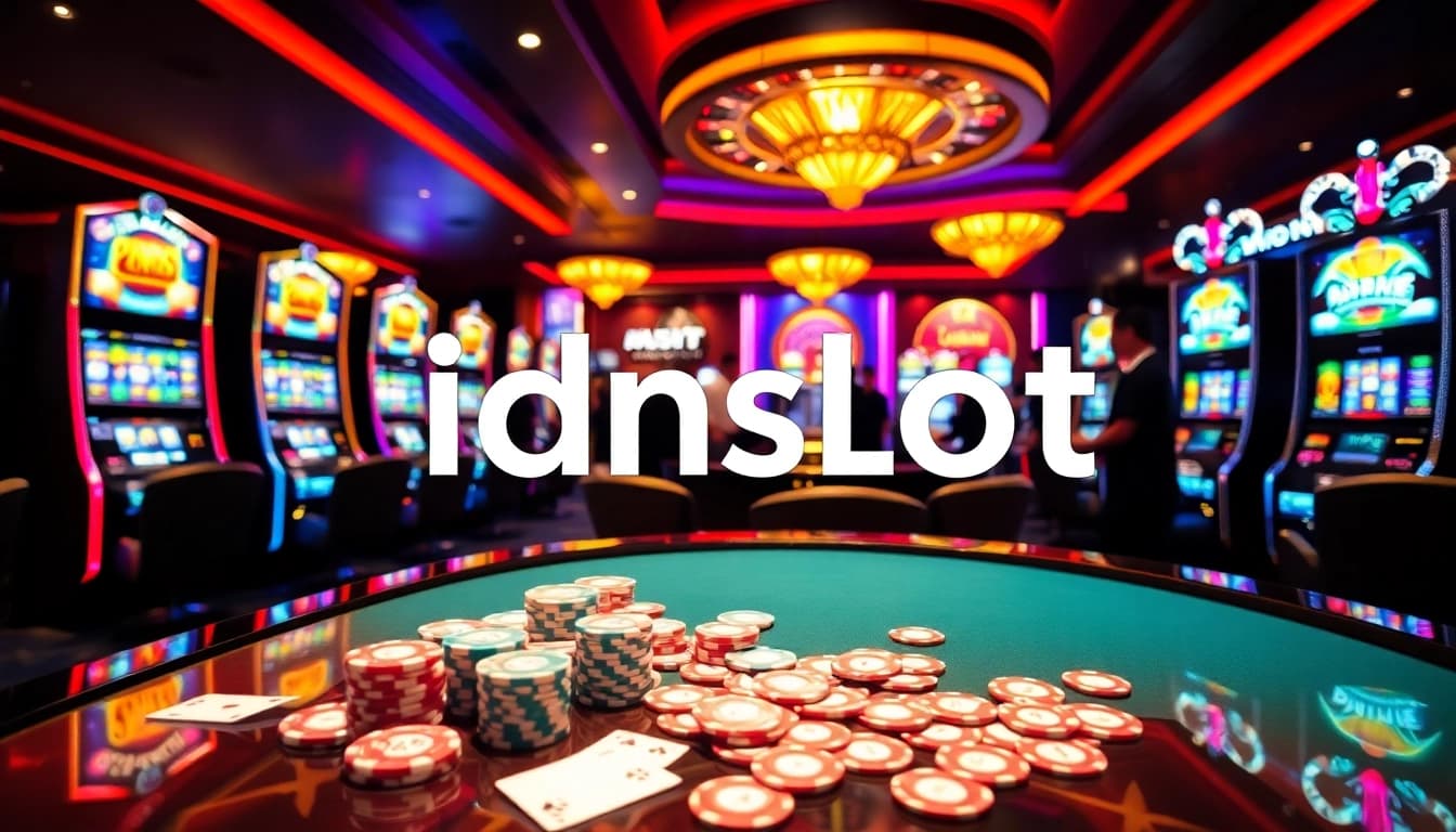 Experience thrilling gameplay at idnslot with vibrant slot machines and exciting casino action.