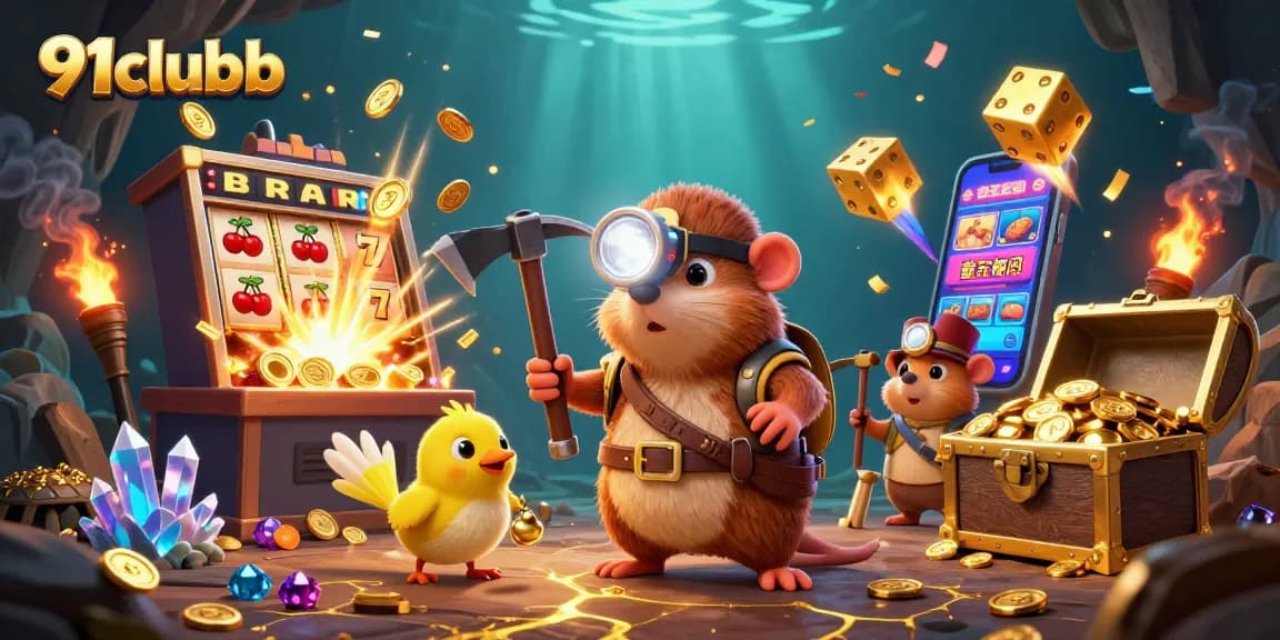 91clubb invites gamers to join a dynamic casino scene filled with treasure and excitement.