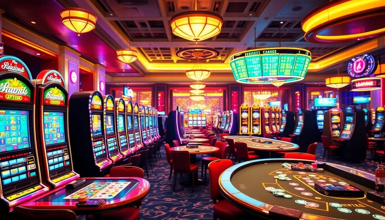 Menggunakan bbni4d untuk bermain di kasino yang ramai dengan mesin slot dan meja permainan.