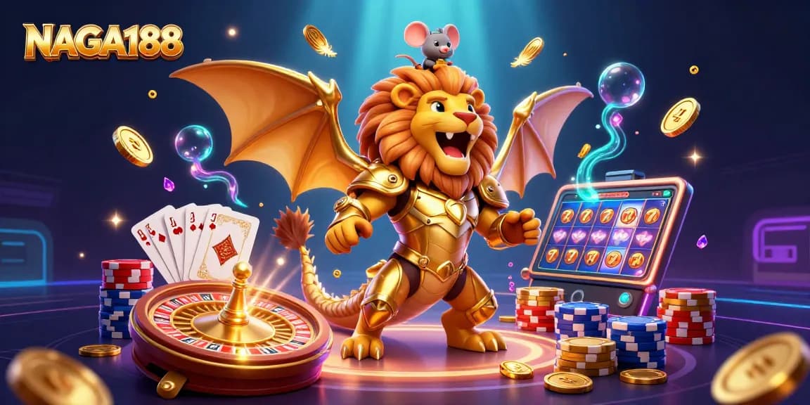 NAGA188 menang besar dengan mesin slot yang menyala penuh keberuntungan dan keceriaan.