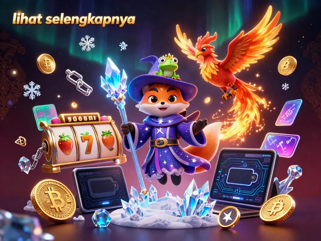 Gambar melihat selengkapnya di dunia slot online dengan elemen slot yang menarik dan karakter fantastis.