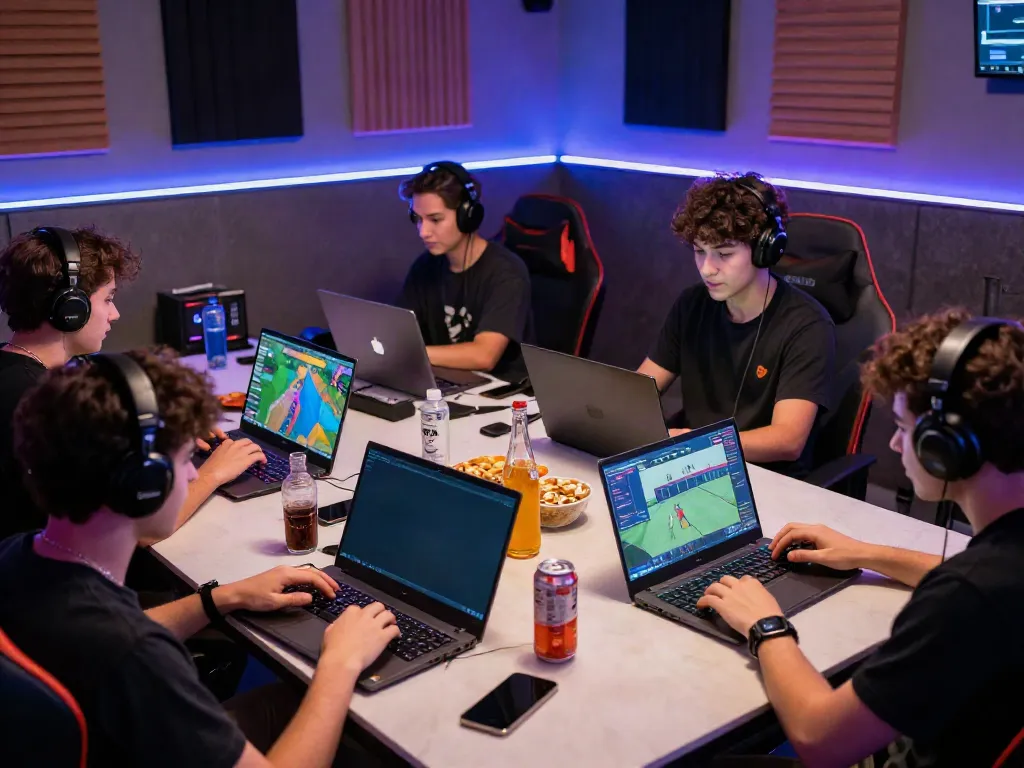 Players enjoying an engaging akunjp online gaming session in a vibrant environment.