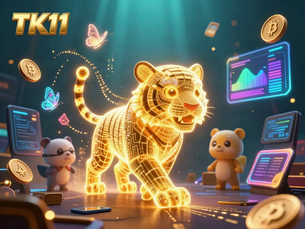 Experience the thrilling energy of TK11 with vibrant casino elements and dynamic characters.