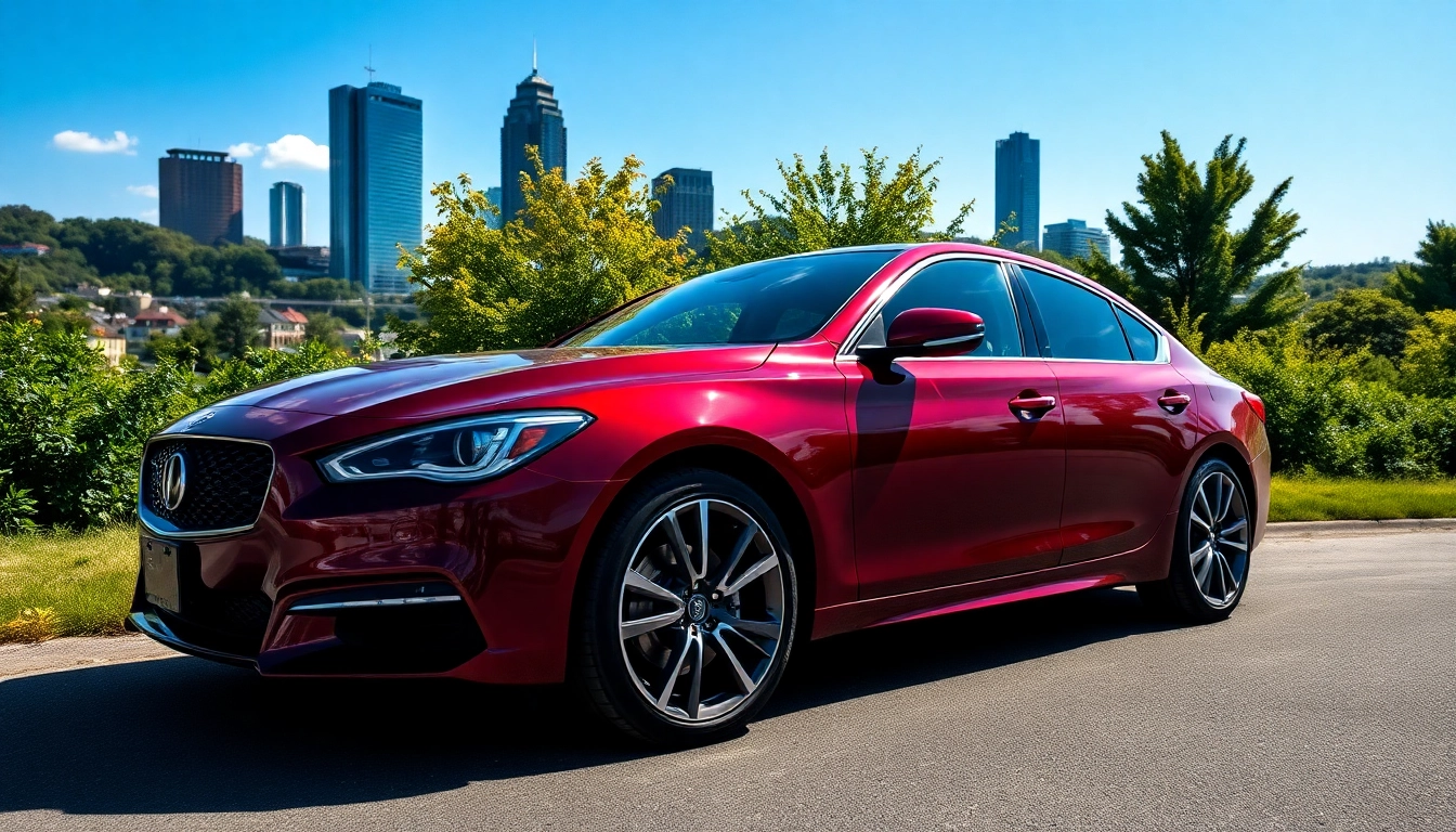 Protect your car with PPF Chattanooga, showcasing a sleek vehicle in vibrant Chattanooga setting.