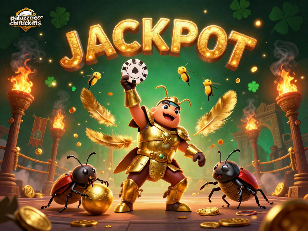Permainan palazzovecchiotickets menampilkan keseruan memutar chip poker dan pengumpulan koin emas.