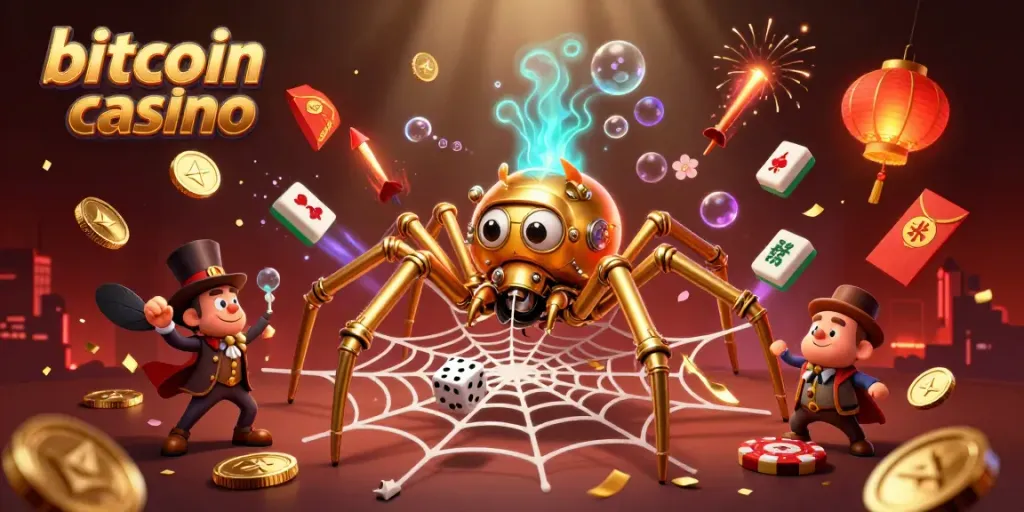 Engage with the captivating thrill of a bitcoin casino featuring a dynamic steampunk scene.