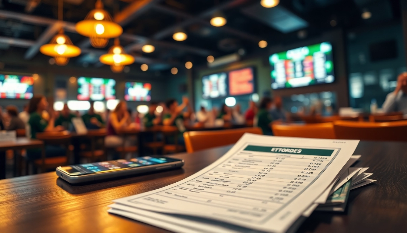 Engage with the excitement of Sports Betting featuring a betting slip and live odds.