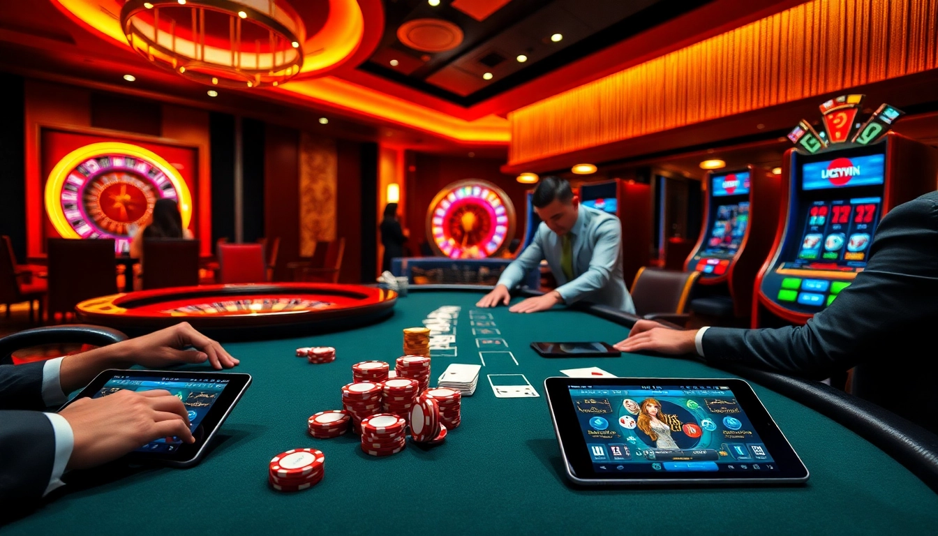 Experience excitement at https://luckywin.name's vibrant casino with poker games and dynamic slot machines.