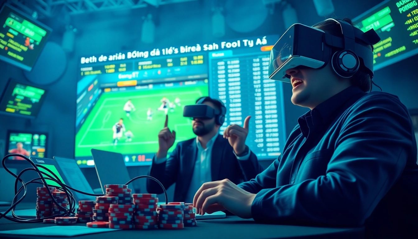 Engaging online betting interface displaying kèo bóng đá options for football enthusiasts.