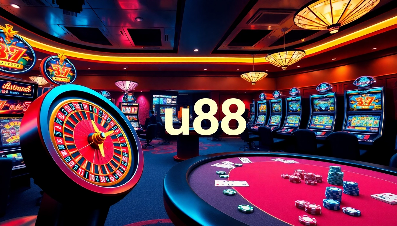 Experience thrilling online entertainment with u888's vibrant casino atmosphere featuring engaging games.