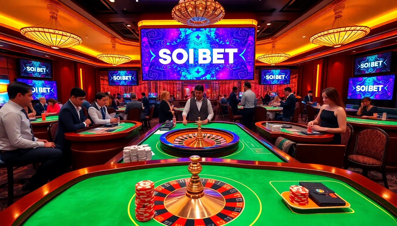 Engaging players savor thrilling wins at SOIBET casino table games.