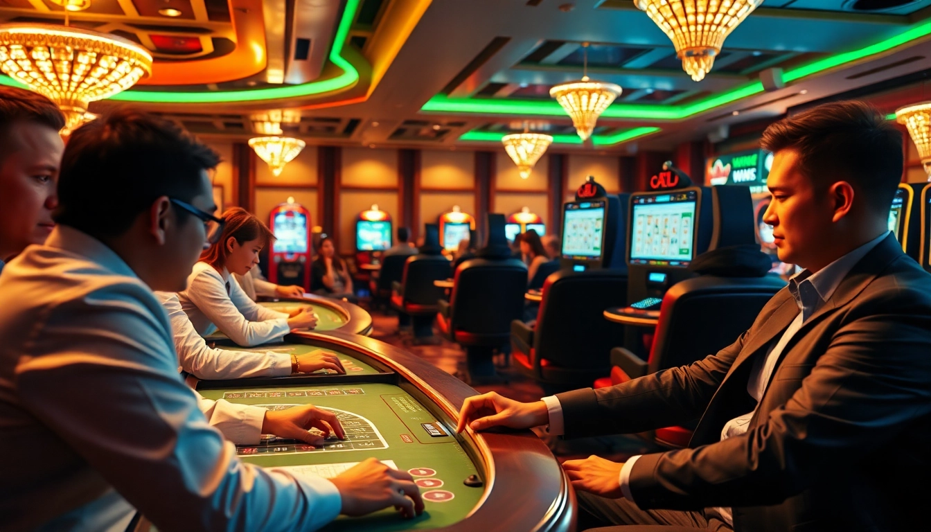 Players engaging with pahala4d's thrilling online casino games through immersive interfaces.
