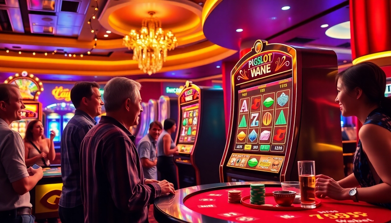 Experience PGSLOT excitement with vibrant casino visuals and engaging gameplay.