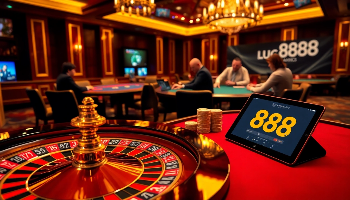 Experience thrilling action at u 888 casino with intense poker games and luxurious roulette tables.